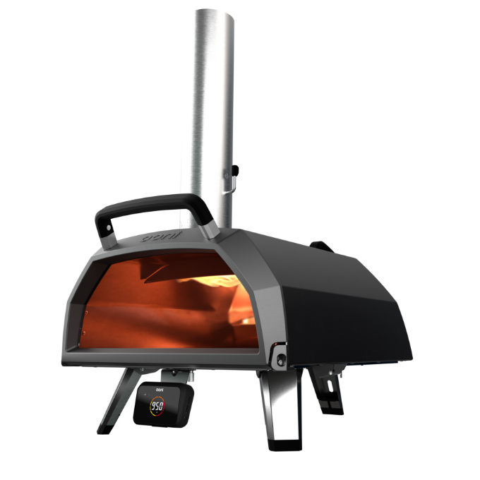 Ooni Karu 2 Pro 3D product render L45 flames