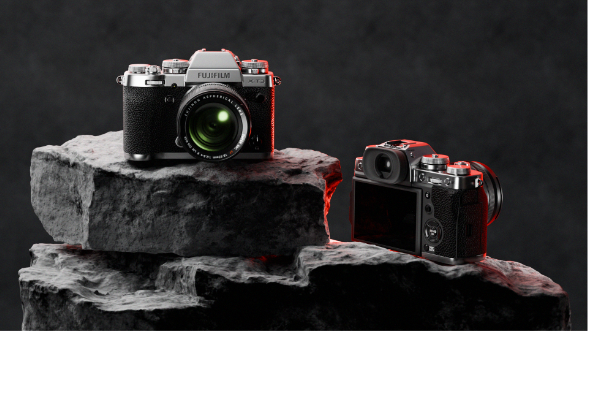 fujifilm xt3 cinematic 3d render two cameras