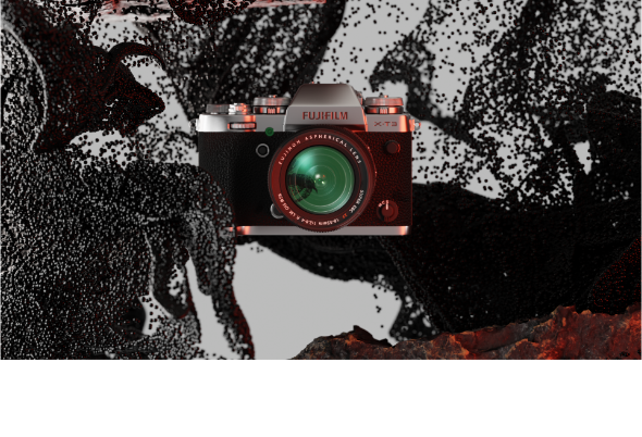 fujifilm xt3 cinematic 3d render particles